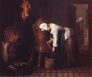 Jean Baptiste Simeon Chardin The Water Urn USA oil painting artist